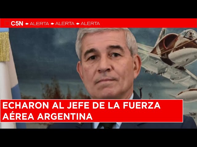 ⁣EL GOBIERNO DESPLAZÓ al BRIGADIER FERNANDO MENGO, JEFE de la FUERZA AÉREA