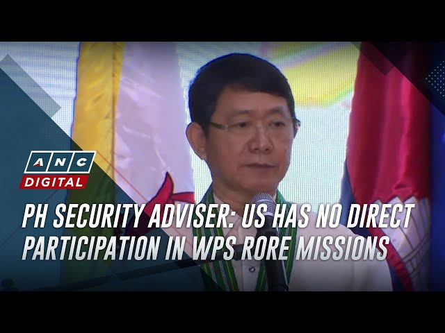 ⁣PH security adviser: US has no direct participation in WPS RORE missions