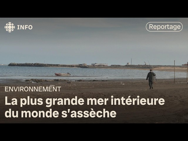 ⁣La mer Caspienne s’assèche à un rythme inquiétant