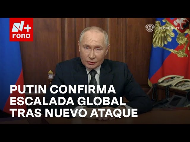 ⁣Putin confirma ataque con misil hipersónico a Ucrania: “La guerra ya es global”- Las Noticias