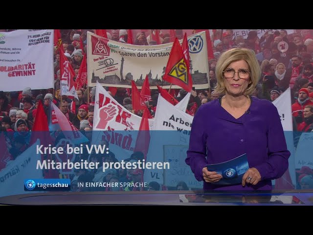 ⁣tagesschau in Einfacher Sprache 19:00 Uhr, 21.11.2024