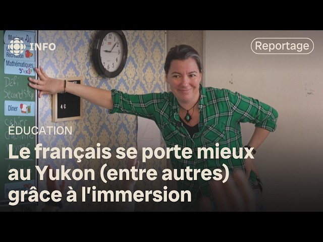 ⁣Le succès de l'immersion française au Yukon