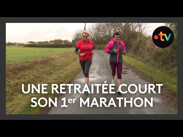 ⁣Une retraitée va courir son premier marathon à La Rochelle