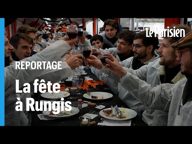 ⁣Les bouchers de Rungis fêtent le Beaujolais nouveau avec un banquet XXL