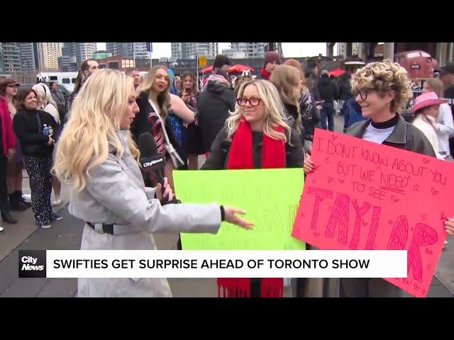 ⁣Surprising Taylor Swift fans with tickets