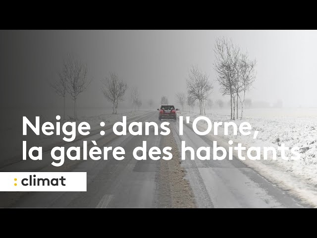 ⁣Neige : dans l'Orne, la galère des habitants