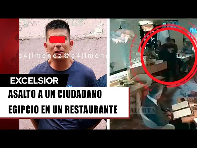 ⁣Sube al 2o piso de un restaurante en CDMX y roba Rolex a un ciudadano egipcio