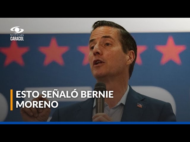 ⁣Bernie Moreno se pronuncia sobre críticas de Petro a Israel: “Va a ser un problema”