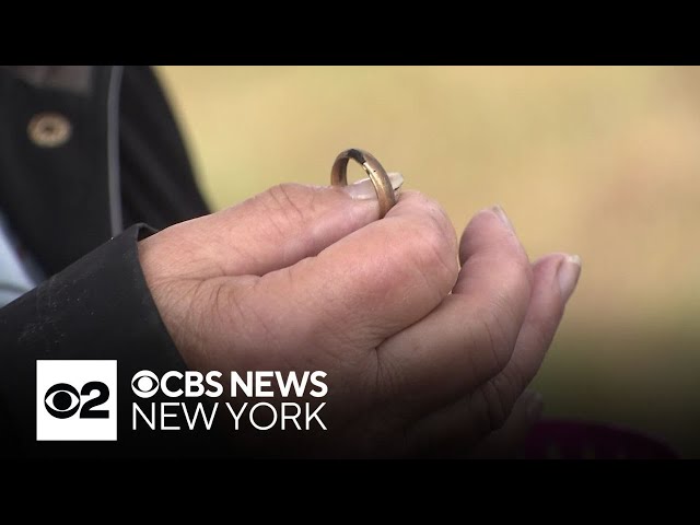 ⁣N.J. widow reunited with late husband's wedding ring after losing home in fire