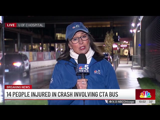 ⁣14 injured, 4 critically in crash involving CTA bus, 2 cars on South Side