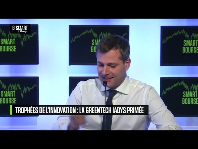 ⁣SMART BOURSE - Trophées de l'Innovation : la greentech IADYS primée