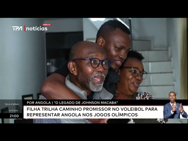 ⁣Por Angola-  Filha trilha caminho promissor no voleibol para representar Angola nos jogos Olimpicos