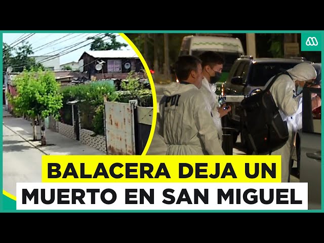 ⁣Impactante balacera en San Miguel deja un fallecido