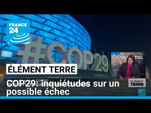 ⁣COP29: inquiétude sur les négociations, le projet d'accord final ne satisfait personne