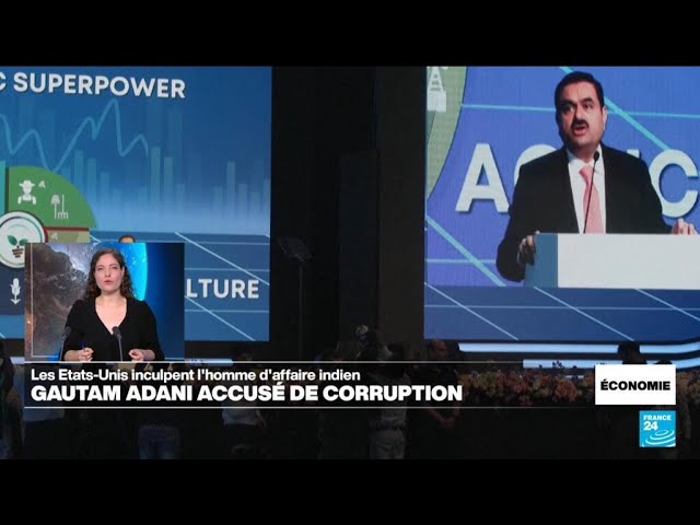 ⁣Gautam Adani, inculpé par les Etats-Unis pour corruption • FRANCE 24