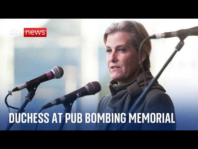 ⁣Duchess at Birmingham pub bombing memorial as families renew inquiry plea on 50th anniversary