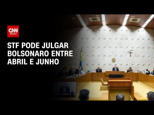 ⁣STF pode julgar Bolsonaro entre abril e junho | CNN PRIME TIME