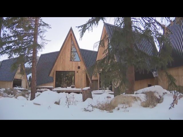 ⁣Colorado a-frame cabin a popular destination after an outdoor adventure