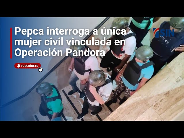 ⁣Interrogan única mujer civil vinculada en la Operación Pandora