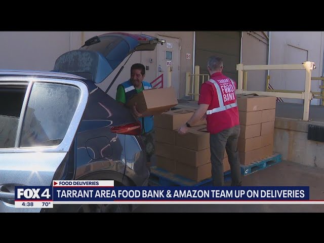 ⁣Tarrant Area Food Bank gets help from Amazon to deliver meals to homebound residents