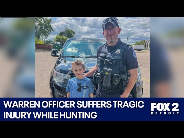 ⁣Warren police officer paralyzed after hunting accident