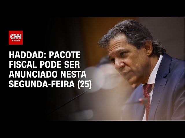 ⁣Haddad: Pacote fiscal pode ser anunciado nesta segunda-feira (25) | CNN PRIME TIME