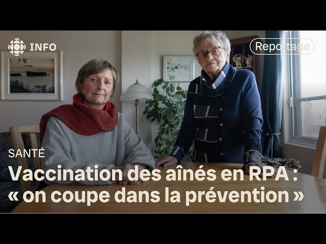 ⁣Fin de la vaccination dans certaines résidences privées pour aînés