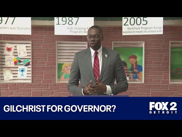 ⁣Will Garlin Gilchrist run for governor?