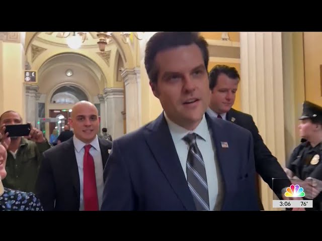 ⁣Matt Gaetz withdraws as Trump’s attorney general pick