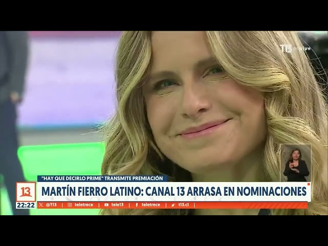 ⁣Martín Fierro Latino: Canal 13 arrasa en nominaciones