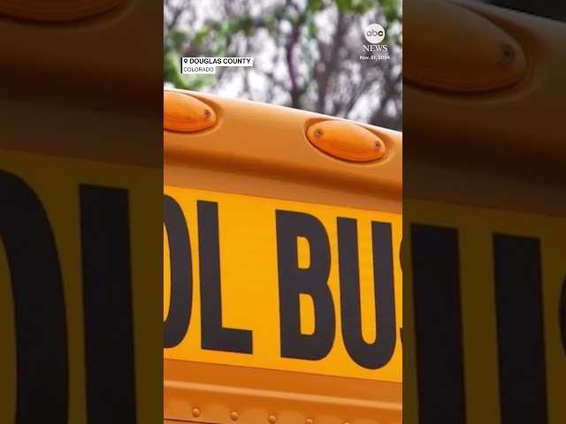 ⁣School bus driver abandons 40 kids on side of road