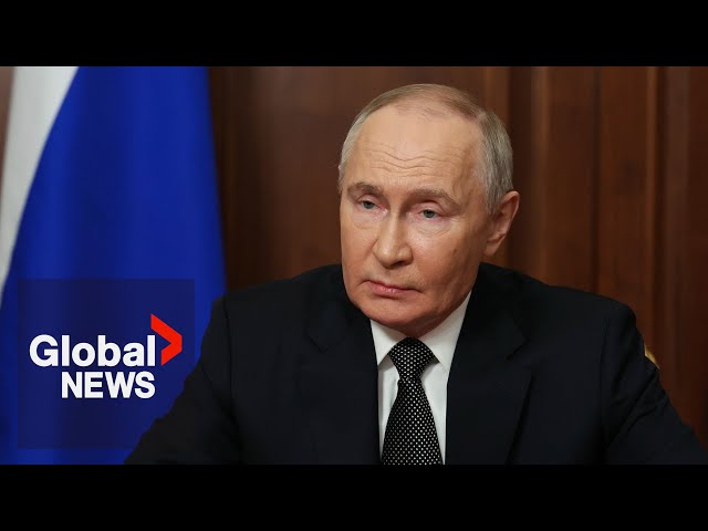 ⁣Putin warns West after Russia fires “new” ballistic missile at Ukraine