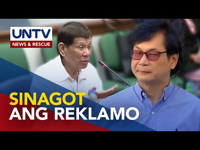 ⁣Ex-SILG. Abalos, naghain ng counter-affidavit laban sa reklamo ni dating Pangulong Rodrigo Duterte