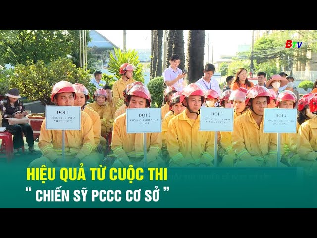 ⁣Hiệu quả từ cuộc thi “ Chiến sỹ PCCC cơ sở”