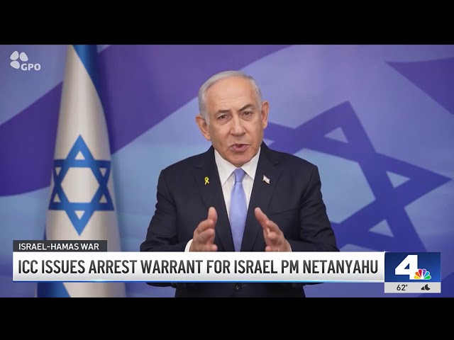 ⁣ICC issues arrest warrant for Israel's Prime Minster Netanyahu