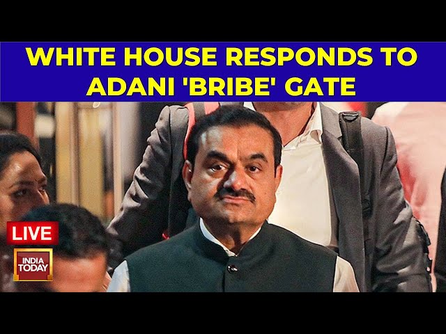 ⁣Adani Group In Legal Turmoil LIVE | White House Issues Statement On Adani Bribery Case | LIVE News