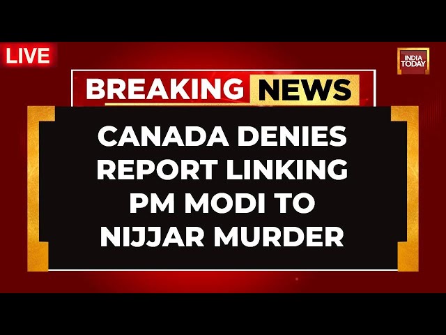 ⁣India-Canada Showdown LIVE | Canada Rubbishes Media Report Claiming PM Knew Of Nijjar Murder Plot