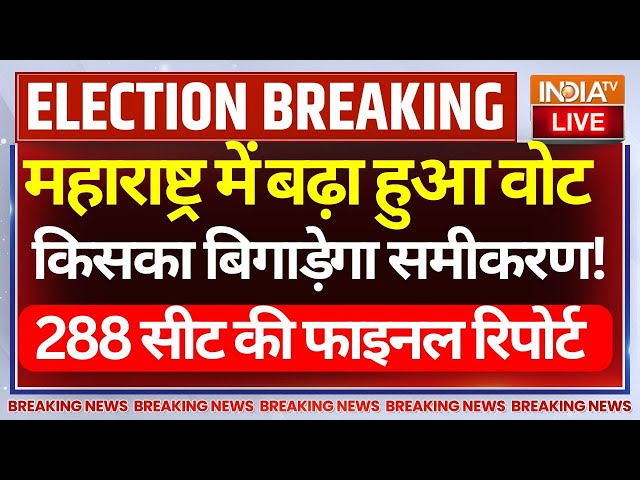 ⁣Maharashtra Election Final Survey LIVE: महाराष्ट्र में बढ़ा हुआ वोट किसका बिगाड़ेगा समीकरण? Mahayuti