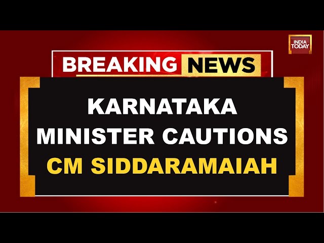 ⁣Karnataka Home Minister Warns Of Political Climate Change To CM Siddaramaiah | India Today