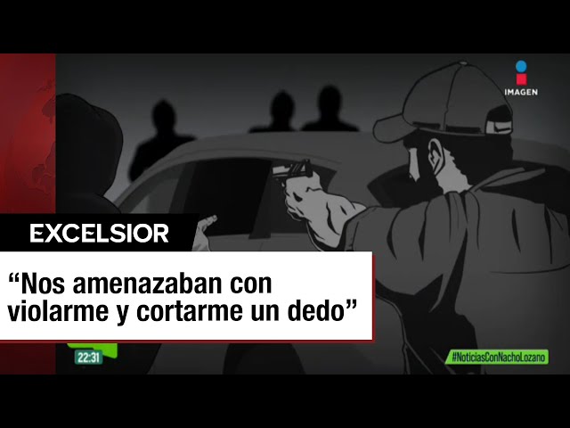 ⁣Presuntos policías secuestran y roban a dos personas en la México-Querétaro