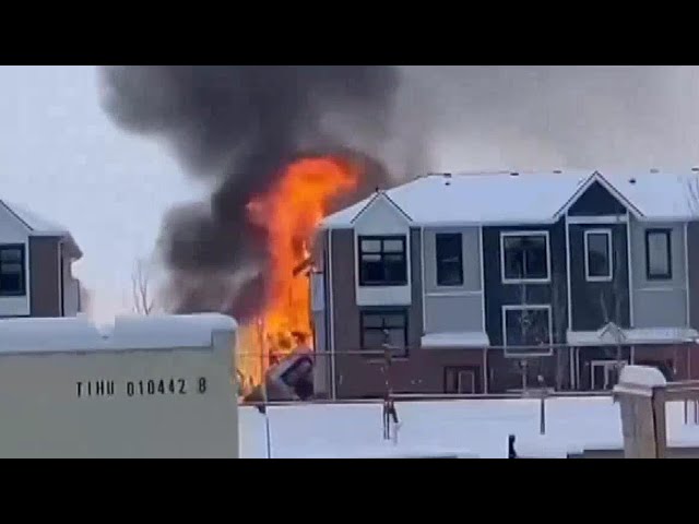 ⁣Four injured, one home destroyed in reported explosion, fire in SE Calgary