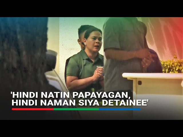 ⁣House panel rejects Sara Duterte's request to 'stay' with detained chief of staff