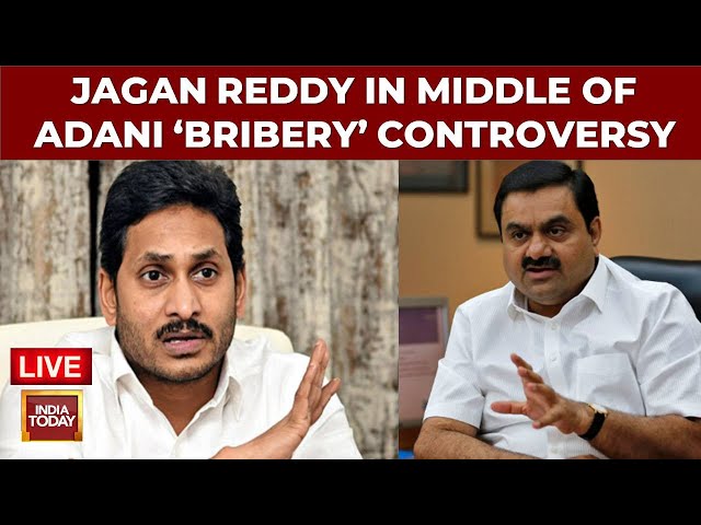 ⁣Adani 'Bribe Gate' Storm Rages On | Jagan Mohan Reddy Role In Adani 'Bribery' Co