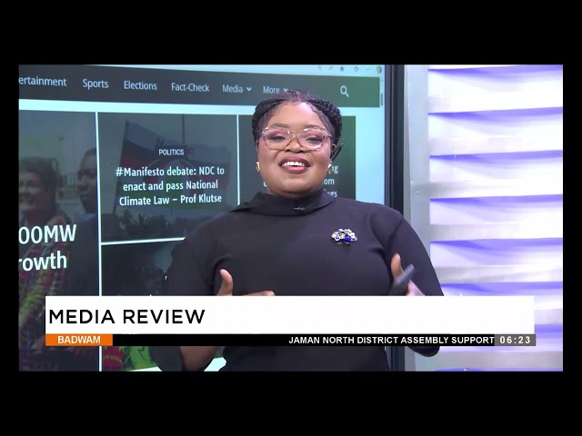 ⁣Badwam Media Review on Adom TV (22-11-24)