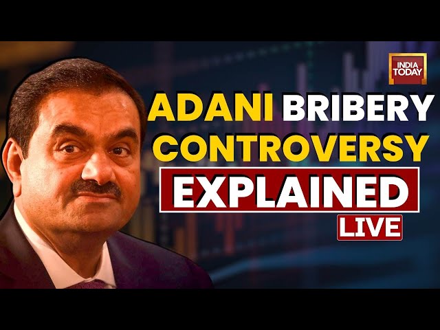 ⁣Gautam Adani Bribery Case LIVE Updates |  Charges Against Gautam Adani Explained |  Adani Group News