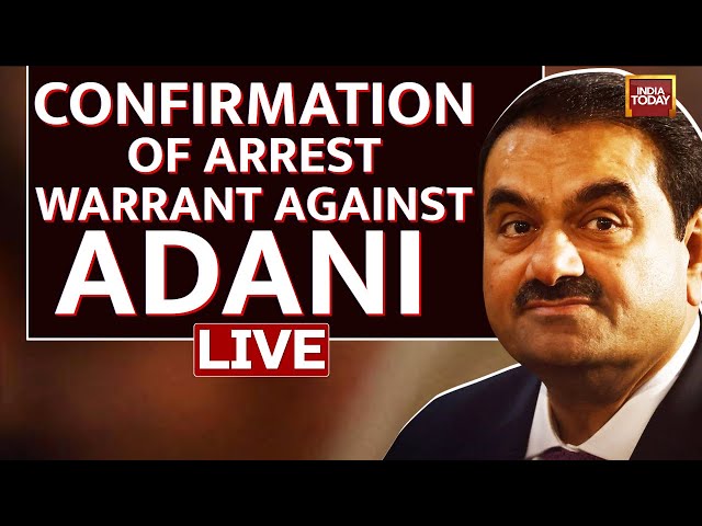 ⁣Arrest Warrant Against Gautam Adani LIVE |  US Court Indicts Gautam Adani | Adani Group News