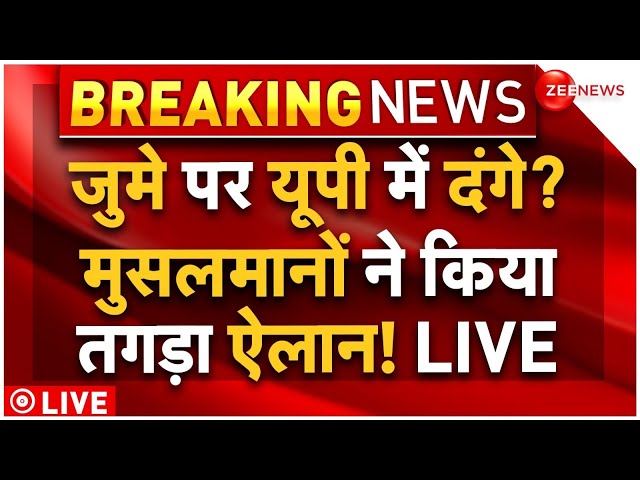 ⁣Massive Clash in UP on Sambhal Jama Masjid Survey LIVE: जामा मस्जिद को लेकर यूपी में हाई अलर्ट जारी!