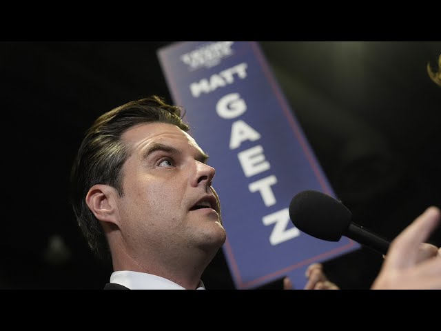 ⁣Trump’s attorney general pick Matt Gaetz drops out after allegations