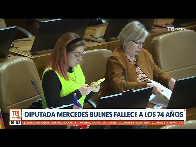 ⁣Diputada Mercedes Bulnes fallece a los 74 años tras sufrir agresivo cáncer