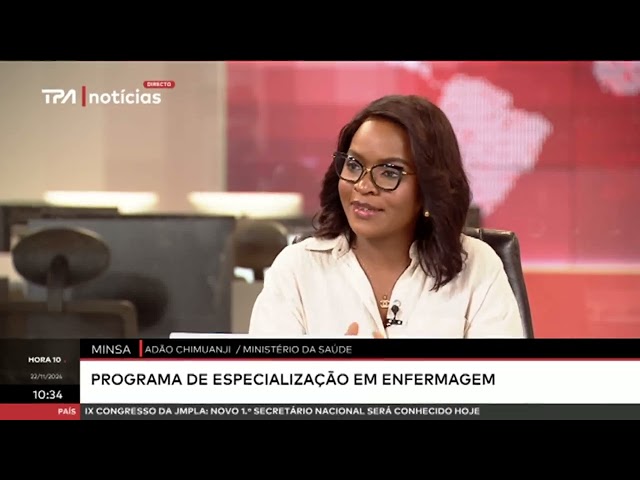 ⁣"Hora 10" -MINSA realiza programa de especialização para enfermeiros